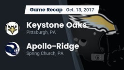 Recap: Keystone Oaks  vs. Apollo-Ridge  2017