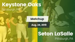Matchup: Keystone Oaks vs. Seton LaSalle  2018