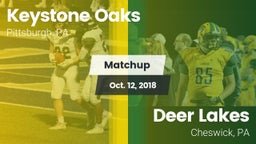 Matchup: Keystone Oaks vs. Deer Lakes  2018