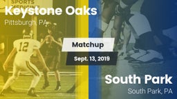 Matchup: Keystone Oaks vs. South Park  2019