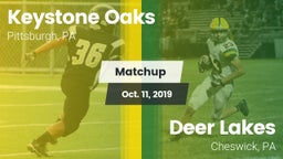 Matchup: Keystone Oaks vs. Deer Lakes  2019
