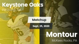 Matchup: Keystone Oaks vs. Montour  2020