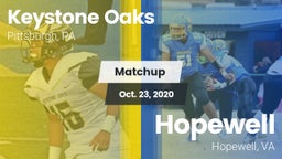 Matchup: Keystone Oaks vs. Hopewell  2020