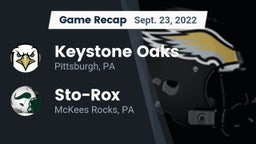 Recap: Keystone Oaks  vs. Sto-Rox  2022