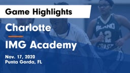 Charlotte  vs IMG Academy Game Highlights - Nov. 17, 2020