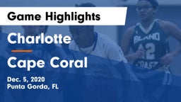 Charlotte  vs Cape Coral  Game Highlights - Dec. 5, 2020