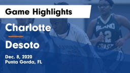 Charlotte  vs Desoto  Game Highlights - Dec. 8, 2020