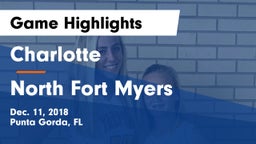 Charlotte  vs North Fort Myers  Game Highlights - Dec. 11, 2018