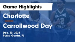 Charlotte  vs Carrollwood Day  Game Highlights - Dec. 30, 2021