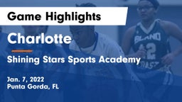 Charlotte  vs Shining Stars Sports Academy Game Highlights - Jan. 7, 2022