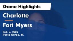 Charlotte  vs Fort Myers  Game Highlights - Feb. 3, 2023