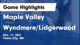 Maple Valley  vs Wyndmere/Lidgerwood  Game Highlights - Dec. 11, 2021