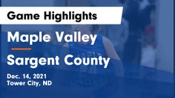 Maple Valley  vs Sargent County Game Highlights - Dec. 14, 2021
