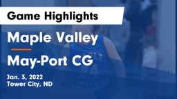 Maple Valley  vs May-Port CG  Game Highlights - Jan. 3, 2022