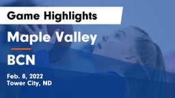 Maple Valley  vs BCN Game Highlights - Feb. 8, 2022