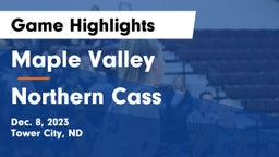 Maple Valley  vs Northern Cass  Game Highlights - Dec. 8, 2023