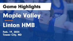 Maple Valley  vs Linton HMB Game Highlights - Feb. 19, 2024