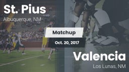 Matchup: St. Pius vs. Valencia  2017