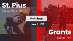 Matchup: St. Pius vs. Grants  2017