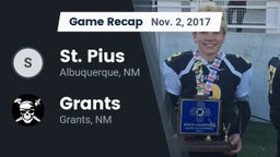 Recap: St. Pius  vs. Grants  2017