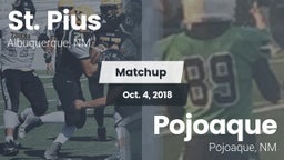 Matchup: St. Pius vs. Pojoaque  2018