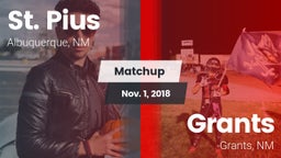 Matchup: St. Pius vs. Grants  2018