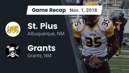 Recap: St. Pius  vs. Grants  2018