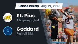 Recap: St. Pius  vs. Goddard  2019