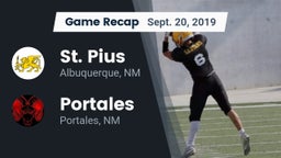 Recap: St. Pius  vs. Portales  2019