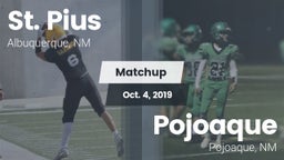 Matchup: St. Pius vs. Pojoaque  2019