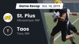 Recap: St. Pius  vs. Taos  2019
