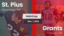 Matchup: St. Pius vs. Grants  2019