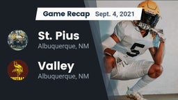Recap: St. Pius  vs. Valley  2021