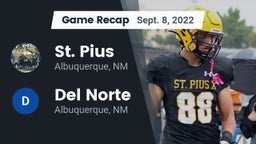 Recap: St. Pius  vs. Del Norte  2022