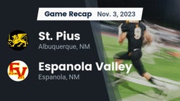 Recap: St. Pius  vs. Espanola Valley  2023