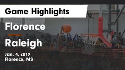 Florence  vs Raleigh Game Highlights - Jan. 4, 2019