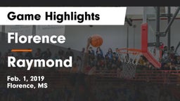 Florence  vs Raymond  Game Highlights - Feb. 1, 2019