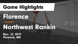 Florence  vs Northwest Rankin  Game Highlights - Nov. 12, 2019