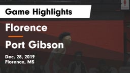 Florence  vs Port Gibson Game Highlights - Dec. 28, 2019