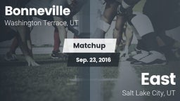 Matchup: Bonneville vs. East  2016