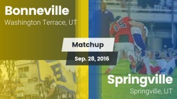 Matchup: Bonneville vs. Springville  2016