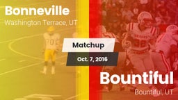 Matchup: Bonneville vs. Bountiful  2016