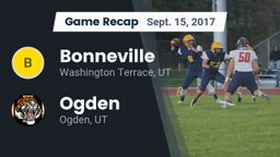 Recap: Bonneville  vs. Ogden  2017