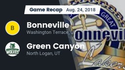 Recap: Bonneville  vs. Green Canyon  2018