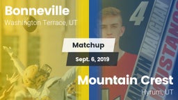 Matchup: Bonneville vs. Mountain Crest  2019