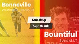 Matchup: Bonneville vs. Bountiful  2019