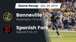 Recap: Bonneville  vs. Spanish Fork  2019