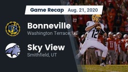 Recap: Bonneville  vs. Sky View  2020