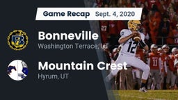 Recap: Bonneville  vs. Mountain Crest  2020