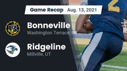 Recap: Bonneville  vs. Ridgeline  2021
